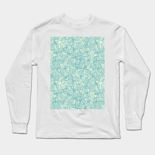 Leaf Design Long Sleeve T-Shirt by zarya_kiqo